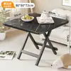 Mesa pequena, mesa de jantar dobrável, adequada para aluguel, portátil para exterior, para montar barracas, para uso doméstico em apartamentos pequenos, mesa de jantar redonda simples