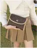 Bolso Pequeño de Cadena Simple 2025 Nuevo Color Contrastante Bolso de Mujer Bolso de Hombro Único Bolso Cruzado Moda Estampado Bolso Cuadrado Pequeño Dropshipping