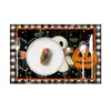Nuevo camino de mesa Halloween Amazon TEMU, camino de mesa estilo americano, mantel largo de lino, específicamente para mesas de té