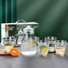 Hervidor de Agua Fría Vidrio Hogar Alto Valor de Color Simple Gran Capacidad Vidrio Regalo Hervidor de Agua Fría Juego de Taza de Agua