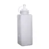 Botellas de plástico exprimibles, botellas para mermelada de grado alimenticio, botellas exprimibles de boca ancha, botellas para azúcar glass, botellas para aderezo de ensalada de tomate, botellas para salsas comerciales