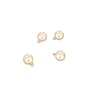 Venta al por mayor de fábrica resaltado perla de imitación con cabeza colgante de cobre hecho a mano para ropa DIY joyería adornos colgantes de cuentas ojo de oveja