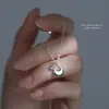 Collar de Pepitas de Plata Estilo Chino S999 Plata Pura Moda de Nicho Versátil Minimalista Cadena de Clavícula de Plata Pura