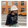 Sombrero Biselado de Color Sólido para Mujer Nueva Llegada Combinable Verano Protector Solar Sombrero de Pescador Estilo Japonés Sombrero de Cubo Moderno Estilo Coreano Sombrero de Cubo Cubre Rostro