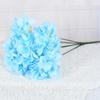 Hortensia de Mallorca, hortensia de cinco cabezas sin hojas, hortensia de tela de lana, flor de boda, hortensia de cinco cabezas estilo francés