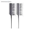 Pente de Mechas Platinum Hair Salon com Dentes Movimentáveis e Combináveis Livremente, Pente Dupla Face, Pente para Coloração, Pente com Cabo de Ponta para Alisar