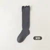 Calcetines de Verano de Malla Transpirable de Algodón Sin Costuras Clase A para Niñas, de Pierna Larga, Holgados, para Primavera y Otoño