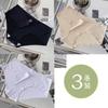 (3 peças) Roupa interior de apoio à barriga de mulheres grávidas em forma de V em forma de cintura baixa para mulheres grávidas sem vestígios de gravidez e parto universal Ice Silk forro de algodão puro