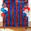Nueva Cortina de Seda de Lluvia Tricolor Borla Arcoíris Arreglo de Cumpleaños Suministros para Fiesta Decoración de Fondo Cortina de Puerta de Seda de Lluvia