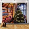 Amazon gran oferta Navidad tela colgante decoración hogar sala de estar habitación tapiz tela de fondo para fiesta de Navidad