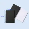 Caderno A5 espiral transfronteiriço, bloco de notas simples para estudante, caderno de exercícios de folha solta espiral dupla no atacado