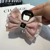 Elegante Presilha de Cabelo Média com Laço Dupla Face e Acabamento de Luxo para Penteados Coques na Parte de Trás da Cabeça, Novo Acessório de Cabelo para Atacado