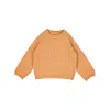 Roupa infantil Nuomi Wanzi para meninas, suéter de tricô com mangas raglan vazadas, estilo outono, blusa de tricô infantil solta e versátil