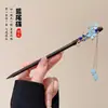 Horquilla de Pelo con Borla Floral, Nuevo Estilo Chino, Estilo Antiguo, Horquilla de Gama Alta de Nicho, Horquilla de Madera, Hanfu, Cheongsam, Accesorio para el Cabello para Mujeres