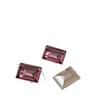 Popular en línea popular rosa seco K9 taladro de uñas súper brillante púrpura puntiagudo diamante con forma especial Corazón Torcido caramelo de roca pegado de uñas Diamante
