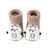Calcetines para bebés recién nacidos de otoño e invierno, con forro polar de algodón, gruesos y cálidos, para hombres y mujeres, calcetines antideslizantes de tubo medio para el suelo 1