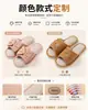 Pantuflas de lino para mujer, modelo nuevo 2026 para uso en interiores en casa durante el verano, antideslizantes, silenciosas, absorbentes del sudor, transpirables, adecuadas para pisos de madera, pantuflas de algodón y lino