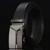 Cinto masculino de couro sintético, fivela automática, adequado para Amazon e AliExpress, cinto versátil para calças, comércio transfronteiriço