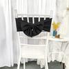 Amazon Transfronterizo Grueso Color Sólido Poliéster Elástico Lazo Hotel Boda Silla de Boda Respaldo Correas Decorativas Al por Mayor