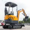 Exportar Escavadeiras Multifuncionais com Esteiras para a América do Sul, Máquinas de Escavação para Engenharia de Jardins e Máquinas Escavadeiras de Valas para Construção de Canais