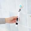 Cepillo para ranura de ventana T, cepillo para limpieza de ranuras, cepillo de dos piezas para espacios, cepillo para teclado con recogedor, cepillo de limpieza, cepillo pequeño