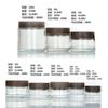 Botella de crema de vidrio transparente de 30 g, botella de crema de 50 g con tapa, subbotella humectante, frasco para mascarilla, botella vacía para cosméticos