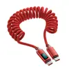 Cable de Datos Tipo C con Pantalla Digital Jingyao Carga Rápida de 120W Adecuado para Apple 16 Huawei MacBook Cable de Carga para Portátil