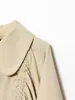 Comercio Exterior Transfronterizo Estilo Nuevo Primavera y Otoño Elegante Estilo Coreano Estilo Universitario Simple Cordón Holgado Adelgazante Top Corto