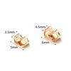 200 Pçs/Pacote Simples Moda Tampões de Ouvido Plug de Ouvido Borboleta Orelha Fivela Ear Cap DIY Brincos Artesanais Acessórios