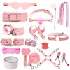Juguetes sexuales para adultos Jiuai, accesorios SM, juguetes sexuales para parejas, bondage, látigo de cuero, tapón anal, entrenamiento del amor y provocación