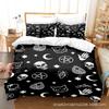Venta Caliente Transfronteriza Serie Calaveras Juego de Cama de Tres Piezas Impresión Digital Amazon Comercio Exterior Textil para el Hogar Colcha