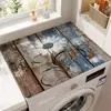Alfombrilla Cubierta de Tierra de Diatomeas para Lavadora Estilo Americano, Alfombrilla Protectora para Encimera, Alfombrilla Cubierta Antipolvo para Refrigerador, Alfombra de Sala de Estar de Lujo Ligero