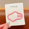 Grampo de cabelo infantil cor de nuvem artefato para finalizar cabelo quebrado clipe lateral bb grampo para a parte de trás da cabeça acessórios para cabelo de bebê