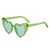 Nuevas gafas de sol transfronterizas europeas y americanas para mujer, gafas de sol de moda con forma de corazón, gafas de sol modernas con forma de corazón de melocotón.