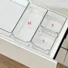 Caja de Almacenamiento Transparente de Escritorio de Acrílico, Caja Organizadora Apilable para Joyería y Cosméticos, Canasta de Almacenamiento Diversa de Acrílico
