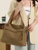 Bolso de lona nuevo para mujer, estilo coreano, de un solo hombro, moderno, casual, vintage, bolso cruzado versátil, bolso de mano grande para mujer