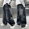 Pantalones para niños, jeans infantiles estilo primavera y otoño, pantalones rectos elegantes de otoño para niños mayores, venta al por mayor transfronteriza de moda