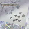 Rhinestones Explosivos de Fondo Plano para Arte de Uñas con Circonita, Mini Pequeños Rhinestones de Fondo Plano Facetados Marquise Lágrima Blancos, Decoraciones para Uñas al por Mayor