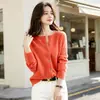 Fábrica de cárdigans de cuello redondo al por mayor, tops de primavera y otoño, manga larga para mujer talla grande, prendas de punto de estilo coreano nuevas