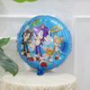 Nuevo erizo Sonic de aluminio globo transfronterizo Sonic globo inflable redondo de dibujos animados globo de aluminio