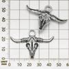 1 Nuevo Aleación de Plata Antigua Serie de Cabeza de Toro Cabeza de Pájaro de Halloween Colgante Colgante Pulsera DIY Collar Accesorios de Joyería