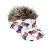 Gorra para Peluca Artificial de Amazon Transfronteriza Gorra Conmemorativa del 250 Aniversario de la Bandera Estadounidense Gorra de Béisbol Protector Solar de Moda Personalizado