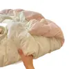 Roupa de Cama Classe A para Maternidade e Bebês Capa de Edredom Individual Algodão Fofo de Camada Dupla Estilo Ins Capa de Edredom para Dormir sem Roupas Capa de Edredom para Dormitório Estudantil