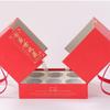 Caixa de Couro de Seis Garrafas de Baijiu Shengshi Glory de Alto Padrão, Caixa de Couro para Embalagem de Destilado Sabor Maotai Pode Ser Personalizada de Acordo com os Requisitos