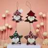 Colgante de bolsa de Santa Claus transfronterizo, muñeco de tela para decoración navideña, adorno para árbol de Navidad, decoración colgante para arrangement de ambiente de escena