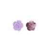 Ornamentos de unha de rosa tridimensional vintage resina flor de tungue camélia adesivo de hena cor gradiente acessórios de unha para usar