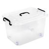 Caja de Almacenamiento Grande Caja de Almacenamiento de Color Sólido Blanco Mijo de Alta Calidad con Ruedas de Plástico para el Hogar Extra Grande Almacenamiento de Ropa