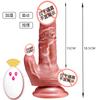 Dispositivo de Masturbação Feminina Muhuan Dildo Simulado Telescópico Oscilante Aquecimento Vibrador Brinquedos Sexuais para Adultos Atacado
