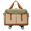 Bolsa de viagem expansível de grande capacidade para mulheres, leve, adequada para viagens curtas, viagens de negócios, embarque, viagens e uso na academia