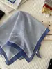 Algodón suave y lino transpirable aptos para la piel protección para el cuello cuadrado pequeño punto de ola flor de anacardo turbante exportación coreana bufanda individual bufanda de seda damas